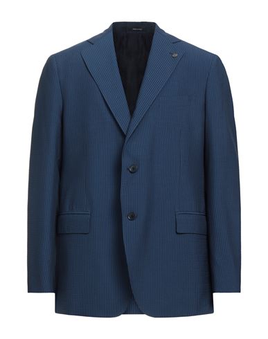 Angelo Nardelli Man Suit Jacket Midnight Blue Size 50 Virgin Wool, Polyester, Elastane