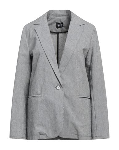 Karma Woman Blazer Black Size M Cotton, Polyester In Black