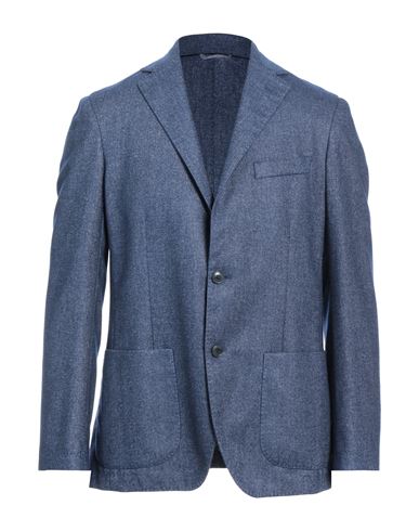 Altea Man Suit Jacket Blue Size 40 Cashmere, Polyester