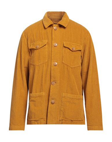 Altea Man Shirt Ocher Size Xxl Cotton In Yellow