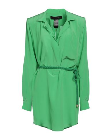 Federica Tosi Woman Shirt Green Size 6 Silk
