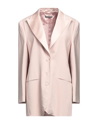 Alberta Ferretti Woman Blazer Blush Size 12 Acetate, Viscose In Pink
