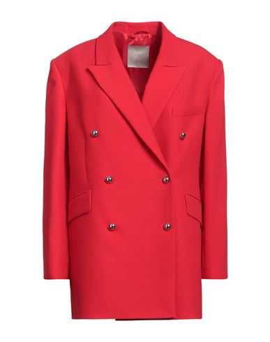 Ermanno Firenze Woman Suit Jacket Red Size 12 Polyester