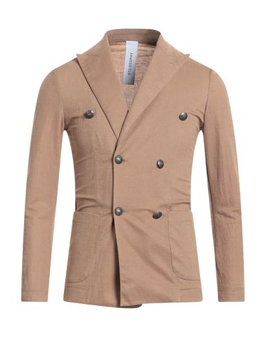 Stilosophy Man Suit Jacket Camel Size 36 Viscose, Polyamide In Beige