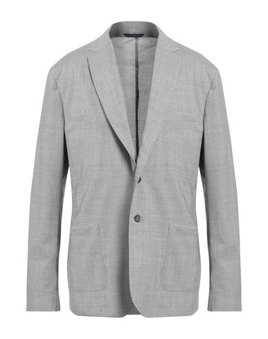 Cruna Man Blazer Grey Size 44 Virgin Wool, Elastane