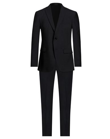 Shop Trussardi Man Suit Steel Grey Size 40 Wool