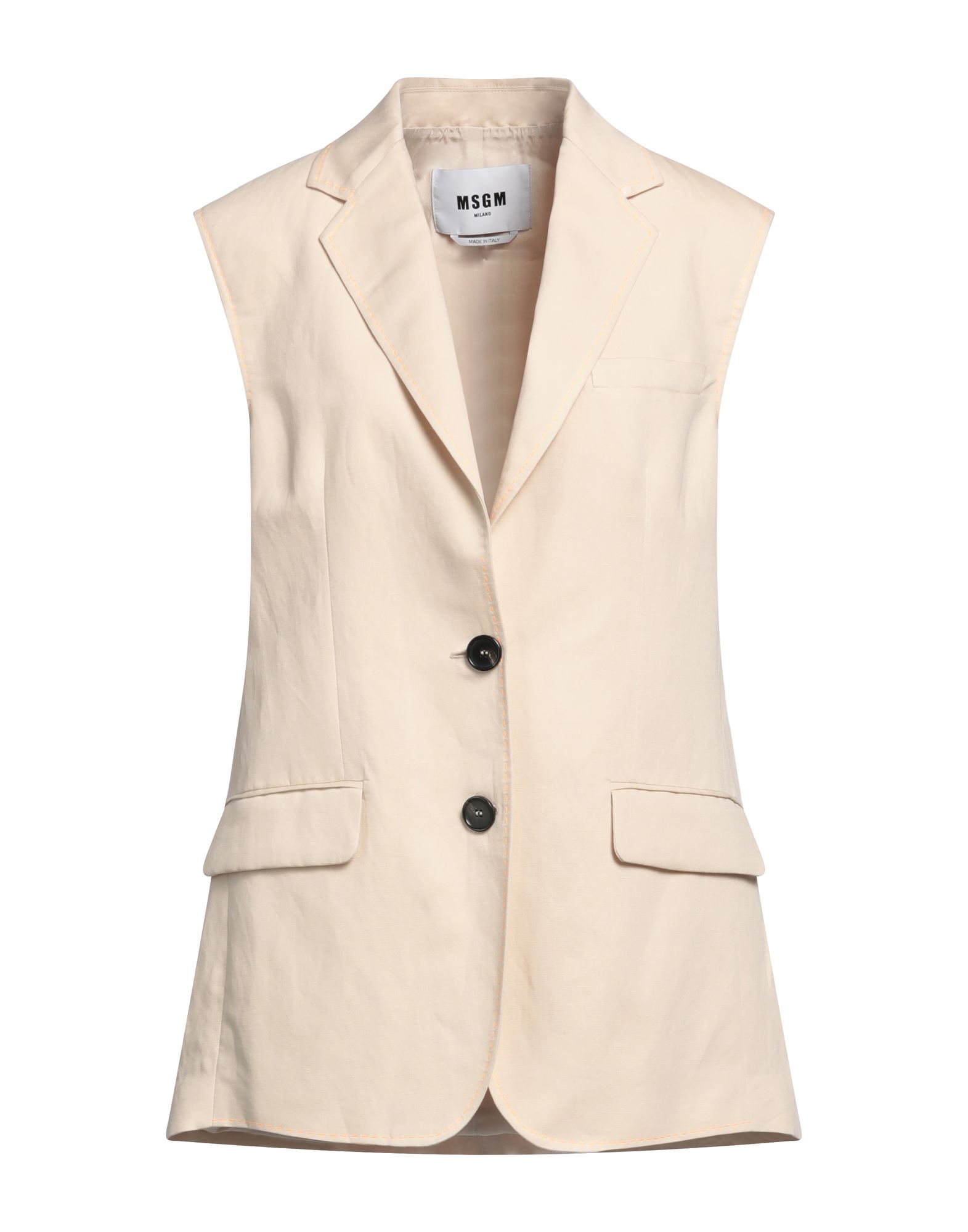 Msgm Suit Jackets In Beige