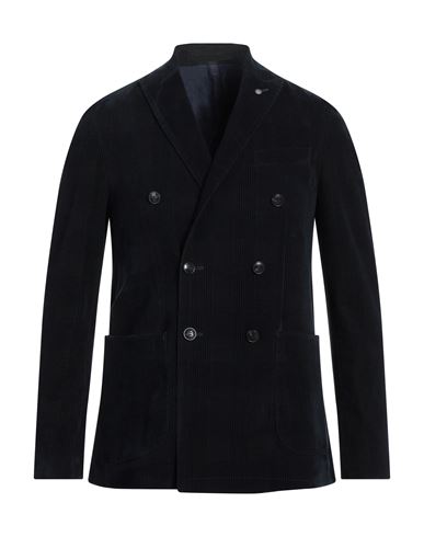 Shop Liu •jo Man Man Blazer Black Size 46 Polyester, Viscose, Elastane