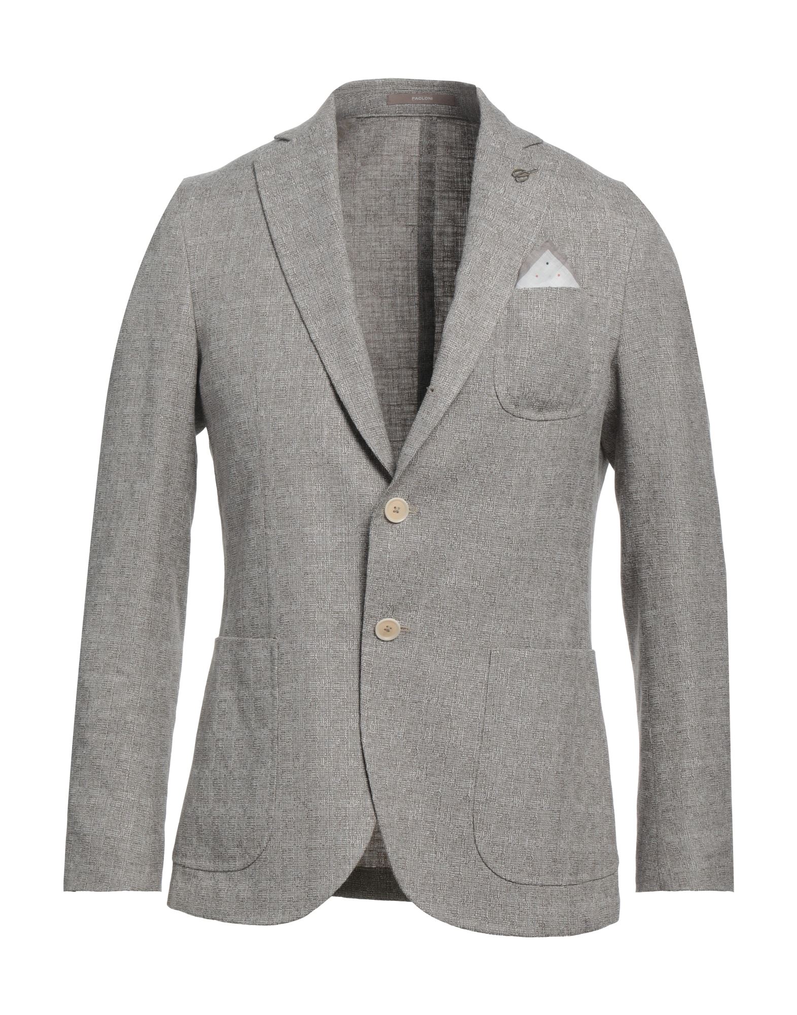 Paoloni Suit Jackets In Beige