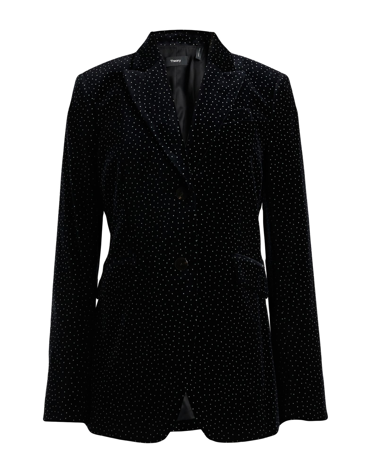 Shop Theory Woman Blazer Black Size 6 Cotton