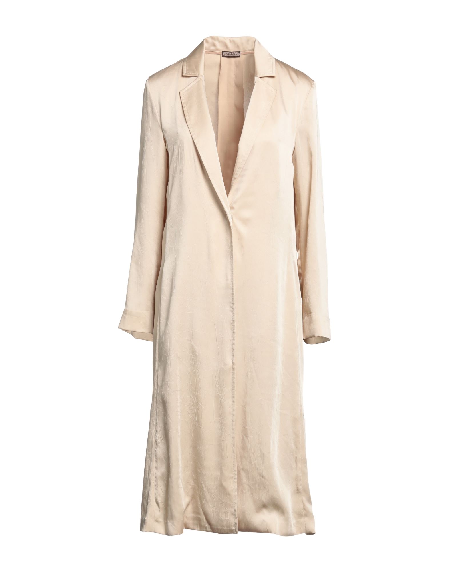 Shop Maliparmi Malìparmi Woman Overcoat & Trench Coat Beige Size 12 Polyester