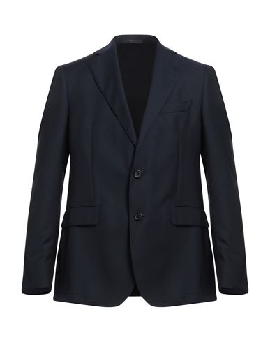 Marlane Man Suit Jacket Midnight Blue Size 38 Virgin Wool