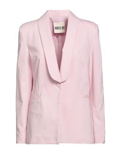 Aniye By Woman Blazer Light Pink Size M Cotton, Polyester, Elastane