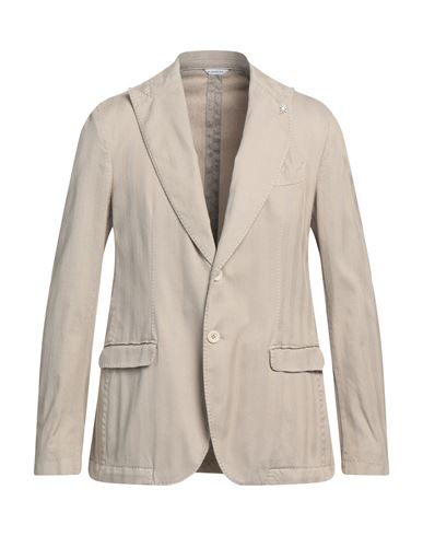 Manuel Ritz Man Suit Jacket White Size 42 Cotton, Elastane