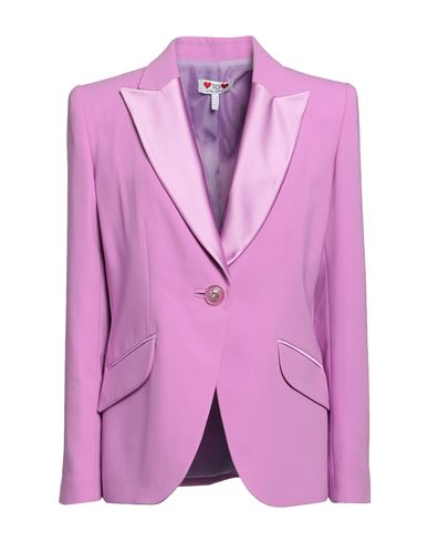 Gai Mattiolo Woman Suit Jacket Light Purple Size 12 Polyester