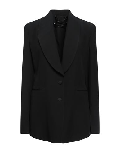 Federica Tosi Woman Suit Jacket Black Size 4 Acetate, Viscose, Polyester