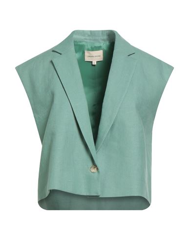 Loulou Studio Woman Blazer Light Green Size L Linen