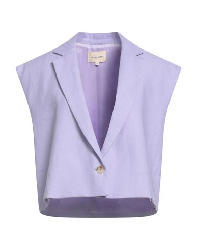 Loulou Studio Woman Blazer Lilac Size L Linen In Purple