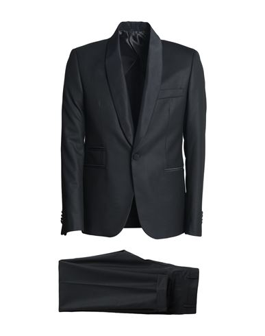 Eredi Del Duca Man Suit Black Size 36 Polyester, Wool, Viscose, Elastane