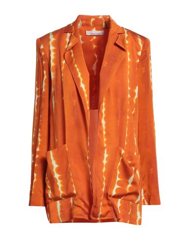 Liviana Conti Woman Suit Jacket Orange Size 6 Viscose
