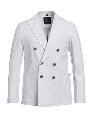 T-jacket By Tonello Man Suit Jacket Light Grey Size Xl Cotton