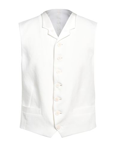 Giorgio Armani Man Vest White Size 40 Linen