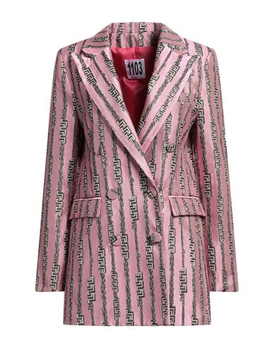 1103 Woman Blazer Pink Size 2 Polyester, Acetate, Cotton
