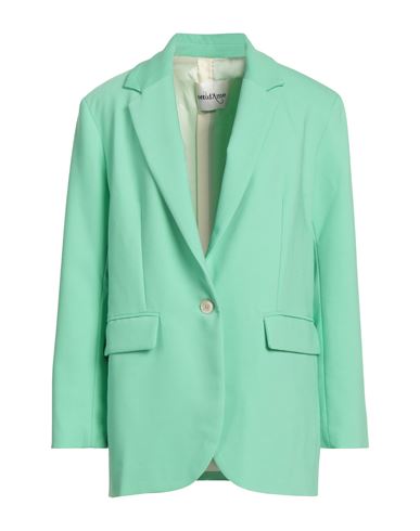 Ottod'ame Woman Suit Jacket Light Green Size 6 Polyester, Viscose, Elastane