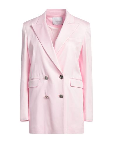 Gaelle Paris Gaëlle Paris Woman Blazer Pink Size 4 Cotton, Viscose, Elastane