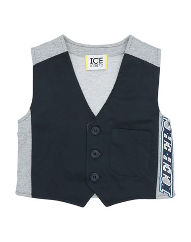 Ice Iceberg Babies'  Toddler Boy Tailored Vest Blue Size 5 Cotton, Elastane