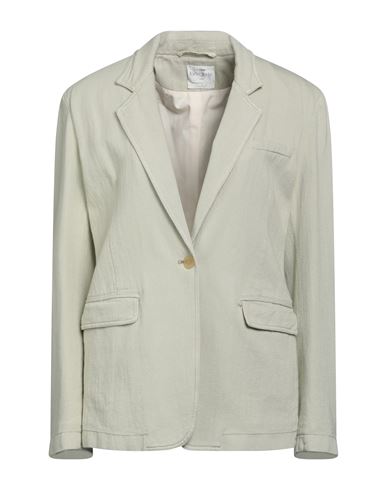 Forte Forte Forte_forte Woman Blazer Sage Green Size 2 Cotton, Hemp