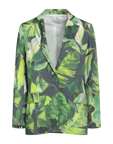 Kaos Woman Suit Jacket Green Size 2 Cotton