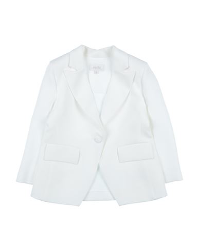 Aletta Babies'  Toddler Girl Suit Jacket White Size 6 Polyester, Elastane