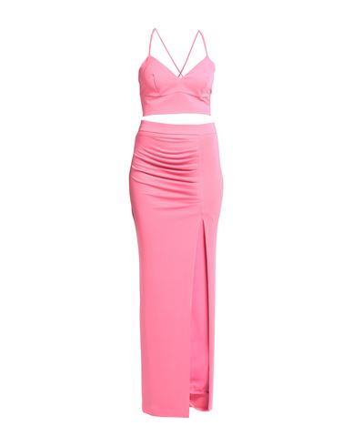Carla Ruiz Woman Co-ord Fuchsia Size 8 Polyethylene, Elastane In Pink