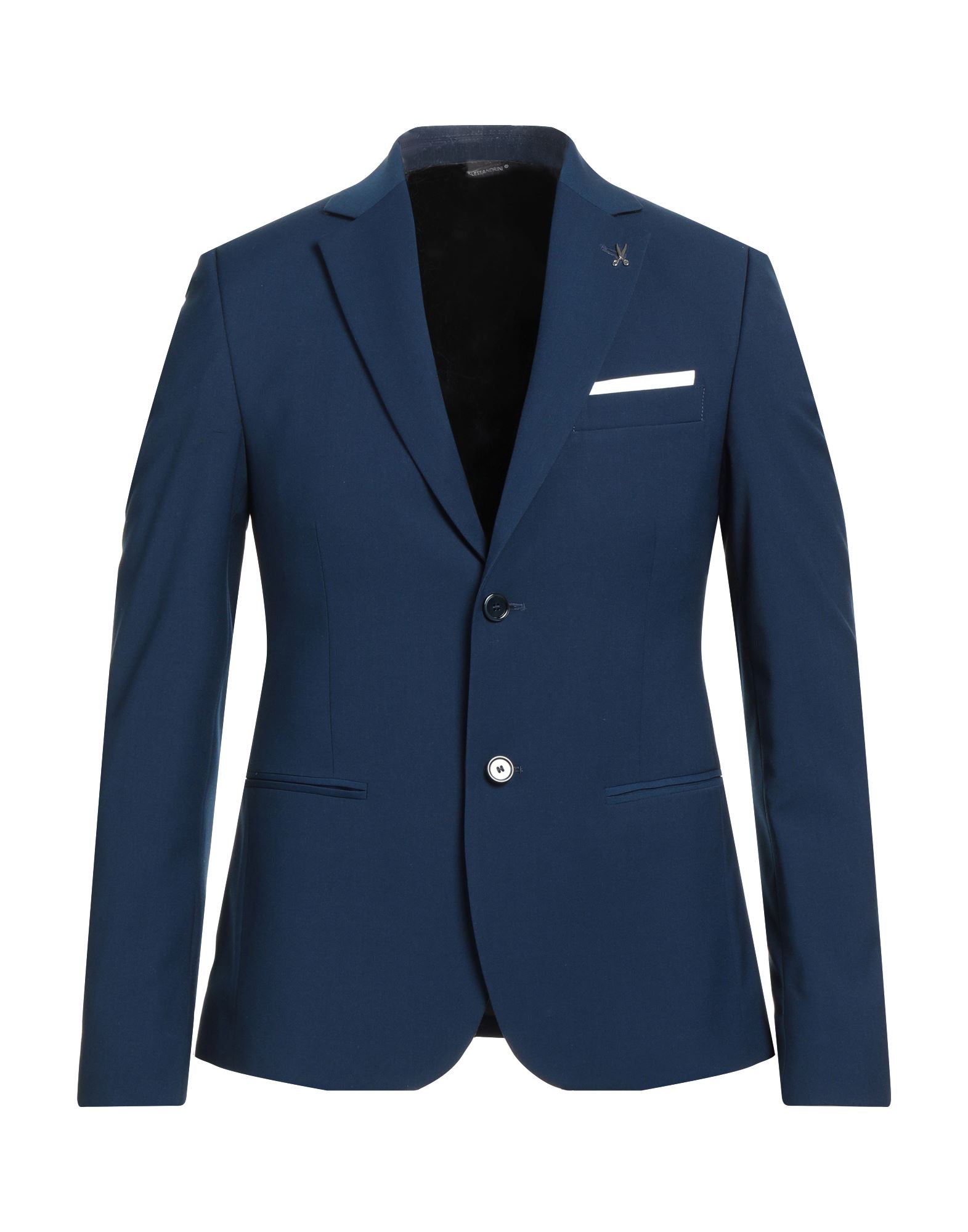 Grey Daniele Alessandrini Suit Jackets In Blue