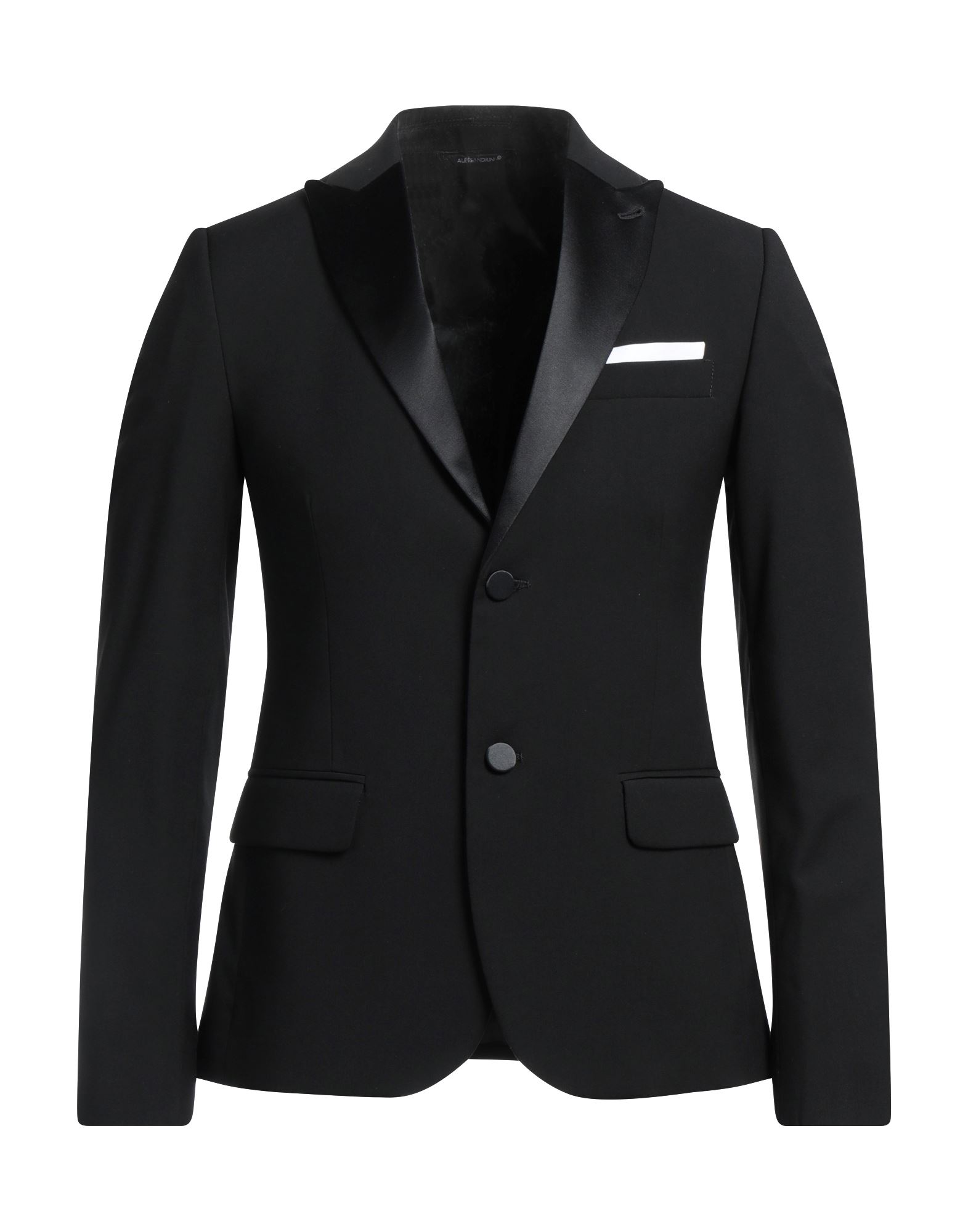 Grey Daniele Alessandrini Suit Jackets In Black