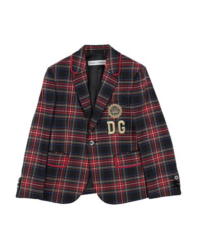 Dolce & Gabbana Babies'  Toddler Boy Suit Jacket Midnight Blue Size 7 Virgin Wool, Polyamide, Elastane, Visco