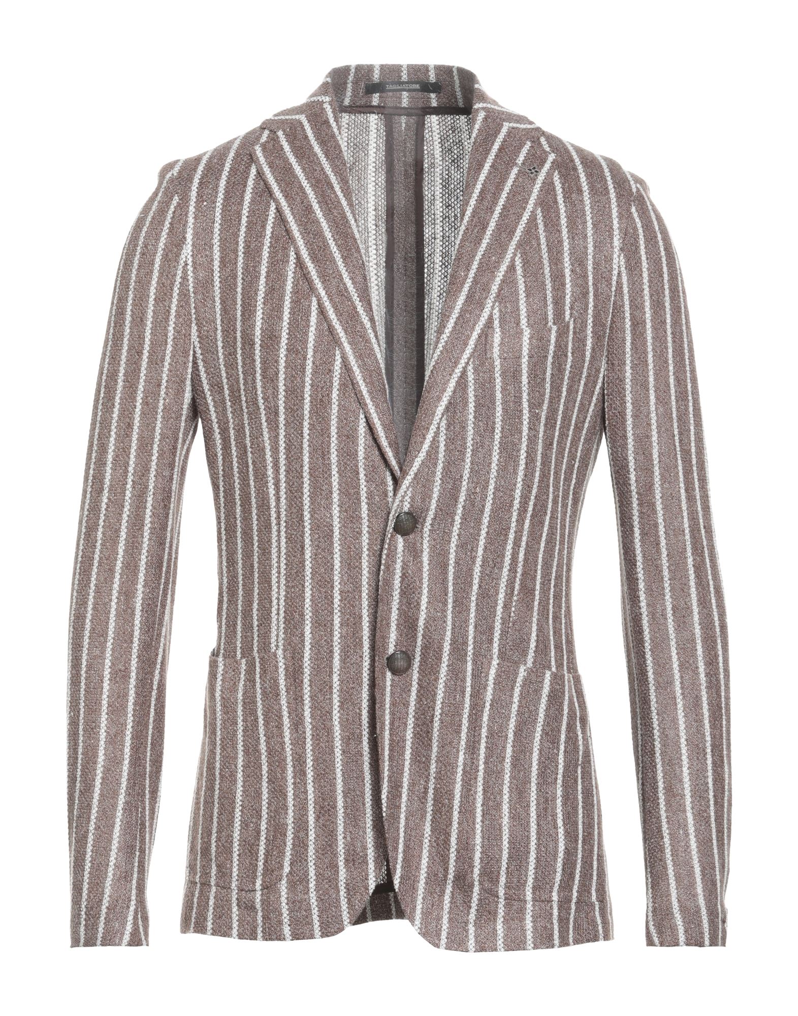 Tagliatore Suit Jackets In Brown