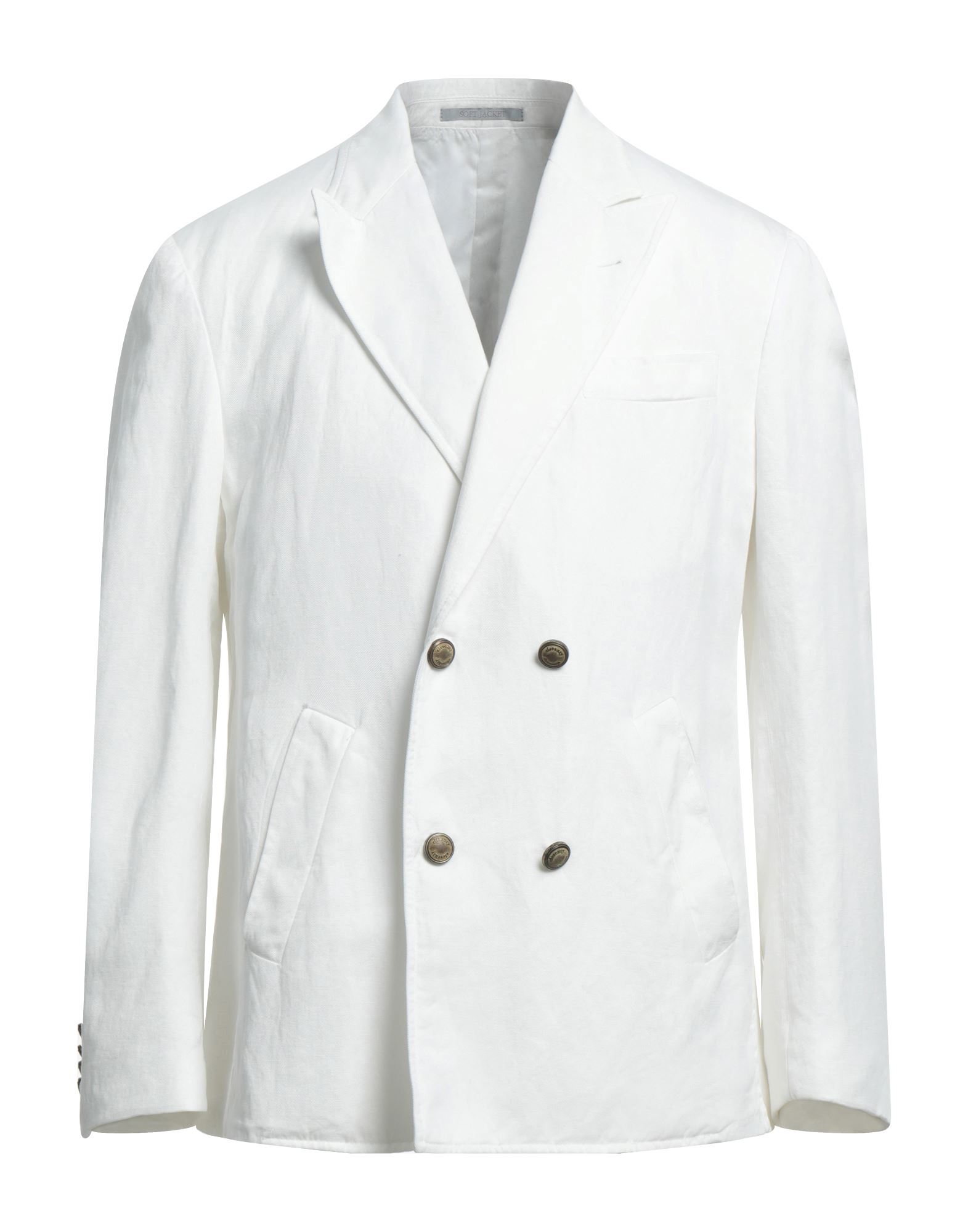 Eleventy Suit Jackets In White