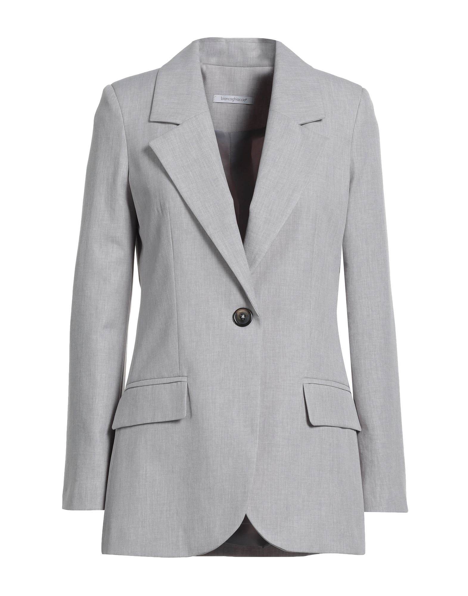 Biancoghiaccio Suit Jackets In Grey