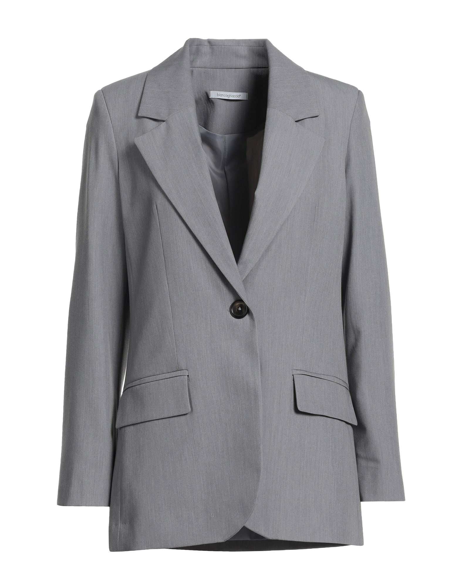 Biancoghiaccio Suit Jackets In Grey