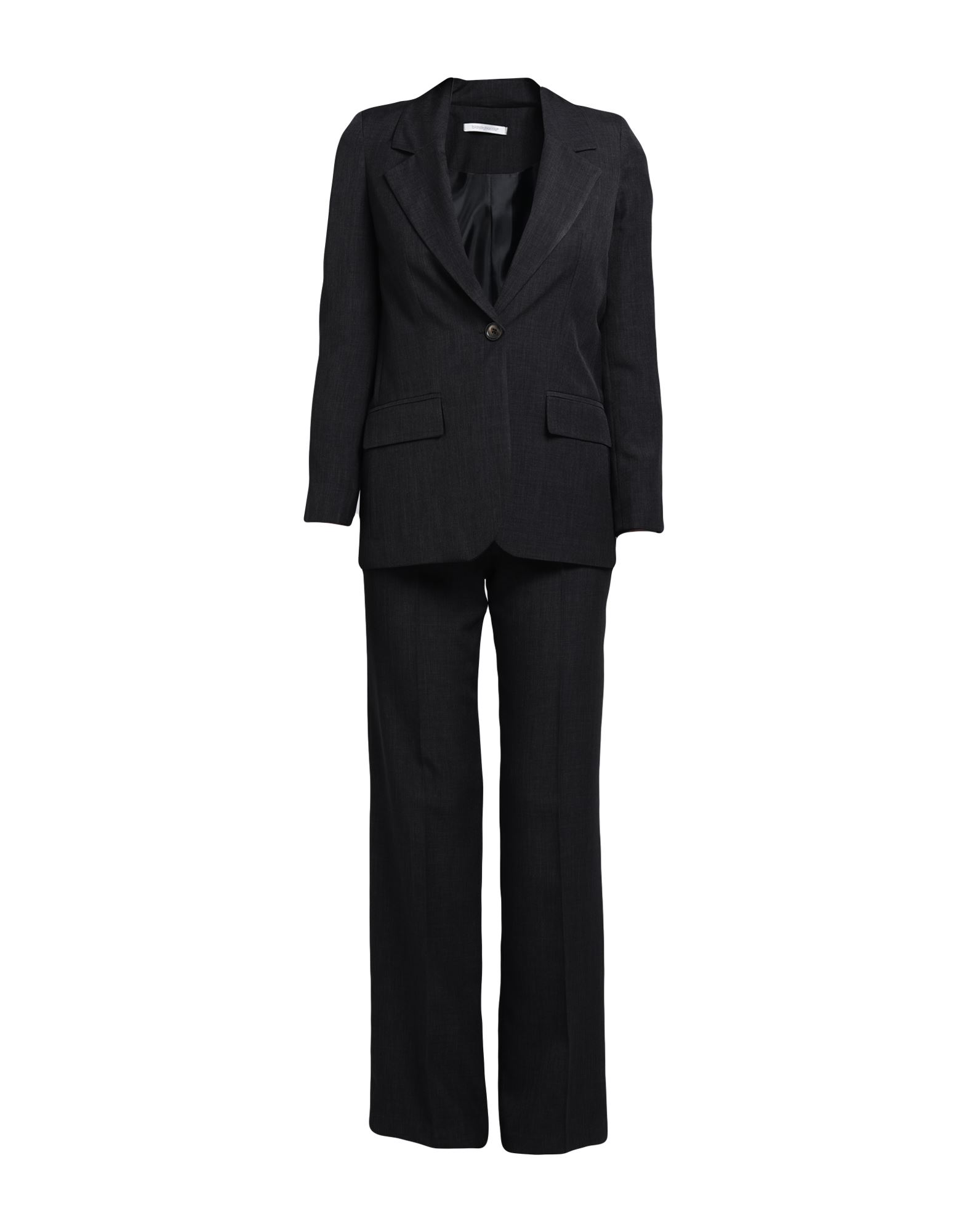 BIANCOGHIACCIO BIANCOGHIACCIO WOMAN SUIT STEEL GREY SIZE 8 POLYESTER