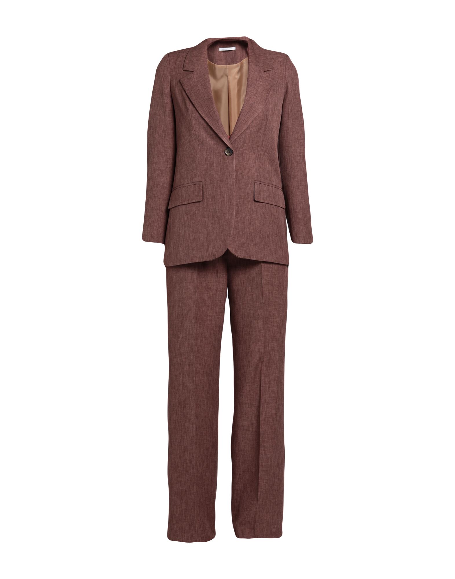 Biancoghiaccio Suits In Brown
