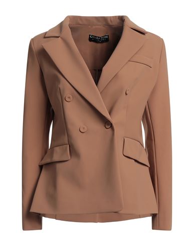 Chiara Boni La Petite Robe Woman Suit Jacket Camel Size 10 Polyamide, Elastane In Beige