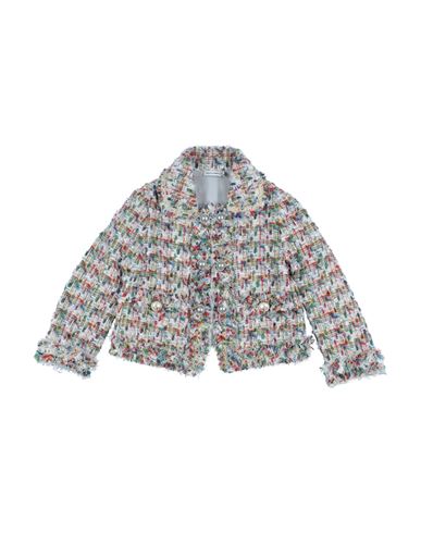 Dolce & Gabbana Babies'  Toddler Girl Suit White Size 6 Cotton, Polyamide, Viscose, Wool