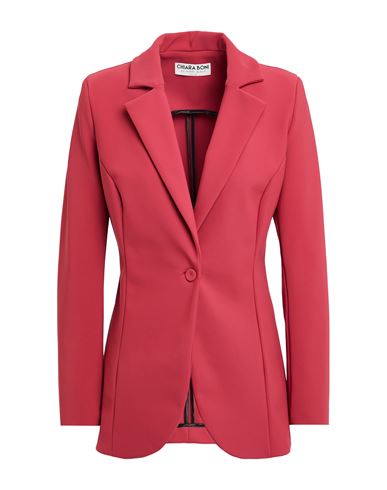 Chiara Boni La Petite Robe Woman Blazer Brick Size 10 Polyamide, Elastane In Red