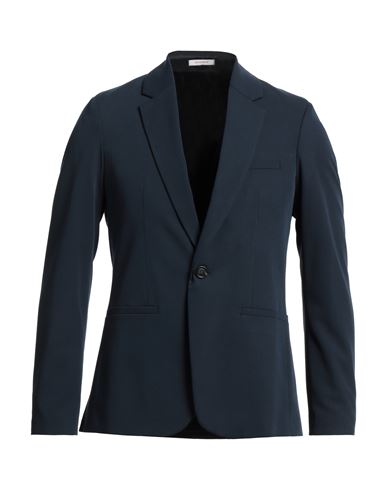 Officina 36 Man Suit Jacket Midnight Blue Size 36 Polyester, Viscose, Elastane