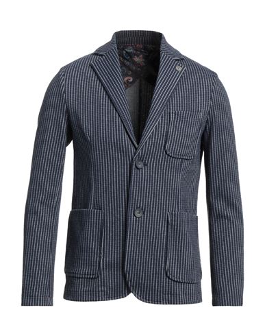 V2® Brand V2 Brand Man Suit Jacket Midnight Blue Size Xxl Polyester, Cotton, Elastane
