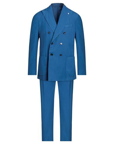 Brando Man Suit Blue Size 44 Virgin Wool