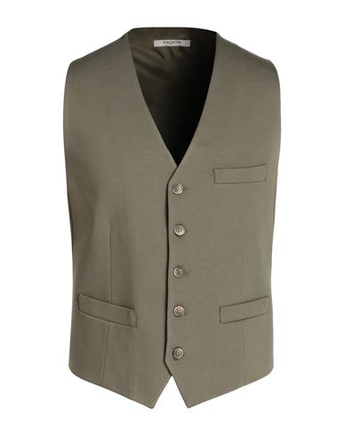 Xagon Man Tailored Vest Military Green Size 42 Viscose, Polyamide, Elastane, Polyester